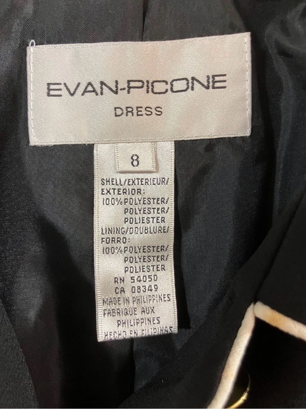 1. Evan Picone Vintage Manhattan Dress NWT - Picture 8 of 9